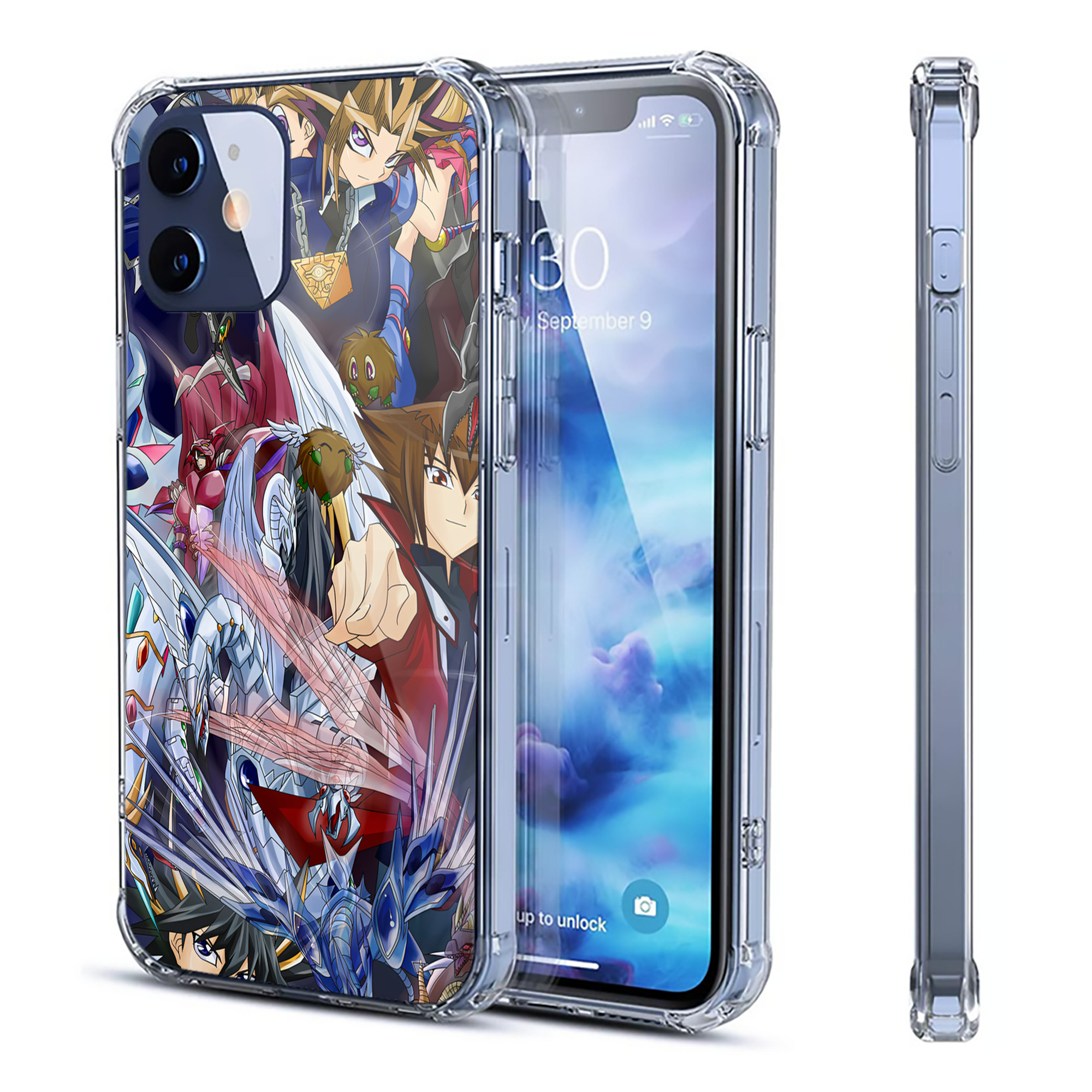 （画像用） 遊☆戯☆王 Yu-Gi-Oh! 【iPhone 12シリーズ対応】透明スマホケース（クリアソフトケース）